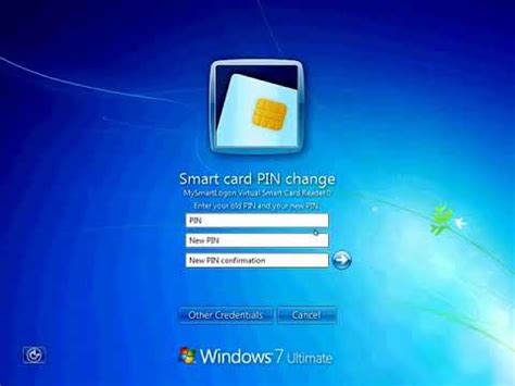 How to change the PIN of a smart card 